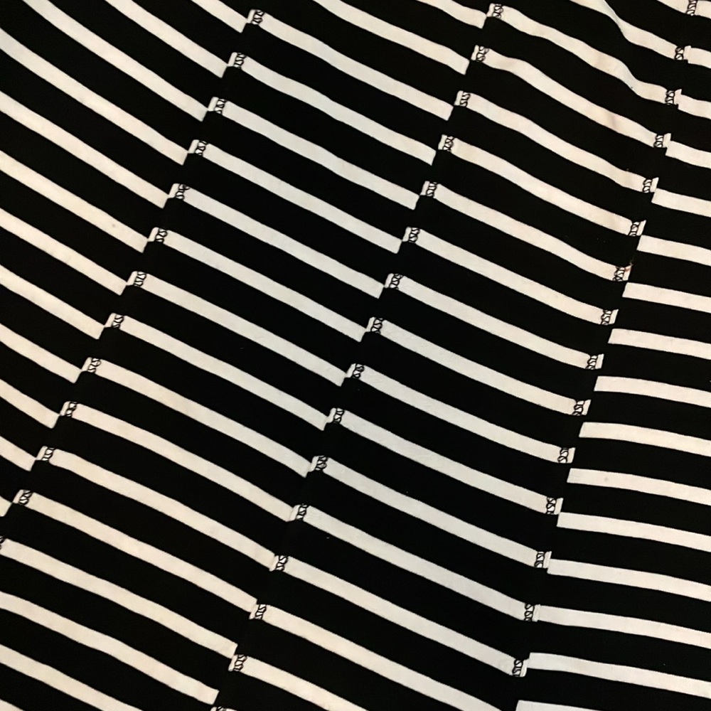 Umgee Black & White Striped Maxi Skirt - Picture 2 of 3